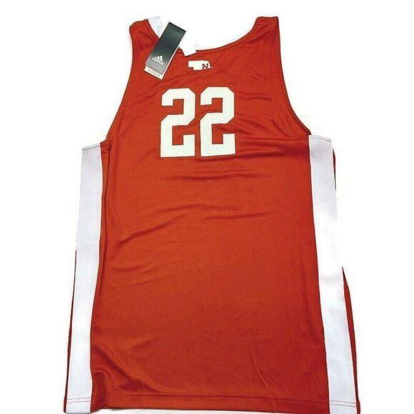 Adidas NCAA Nebraska Cornhuskers Swingman Basketball Jersey #22 Mens Size M Red - Picture 7 of 9
